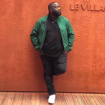 Jacket green Ralph Lauren worn by Issa Doumbia on his account Instagram