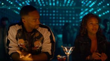 The bomber jacket "japanese" Danny (Anthony Mackie) in Black Mirror (S05E01)