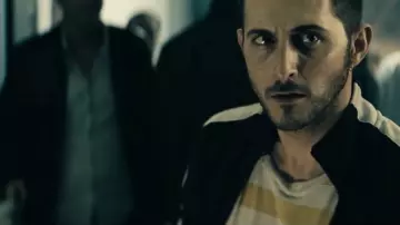 Yellow and white striped t-shirt worn by Frenchie (Tomer Capon) as seen in The Boys (Season 01)