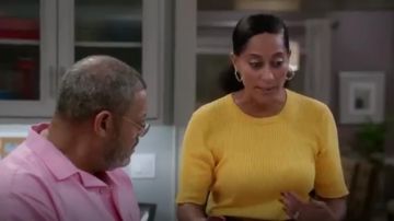 Frame Le Crew Sweater usado por Rainbow Johnson (Tracee Ellis Ross) en negro (Season03 Episode06)