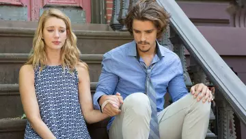 Blue shirt worn by Paul Asher (Brenton Thwaites) as seen in An Interview with God
