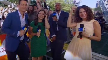Shoshanna Larina Dress worn by Cecilia Vega on Good Morning America June 14,2019
