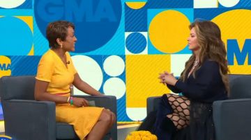 St. John Collection  Caris Dress worn by Robin Roberts on Good Morning America June 17,2019