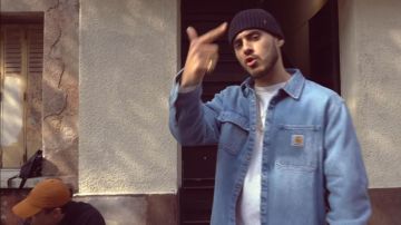 The jean jacket Carchartt of Deen Burbigo in the clip Grind of 2zer