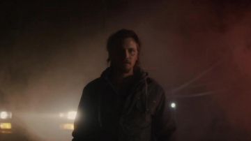 Grey Hoodie worn by Nick Brenner (Luke Grimes) as seen in Into The Ashes