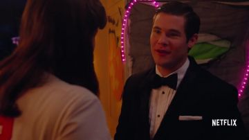 The black bow tie worn by Noah (Adam Devine) in When We First Met