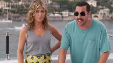 Les lunettes de soleil Ray-Ban aviator portées par Nick Spitz (Adam Sandler) dans Murder Mystery