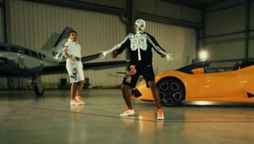 La paire de Nike TN portée par RK dans le clip Ouh Hey de 100 Blaze