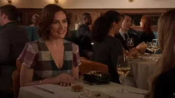 Roland Mouret Chaney Dress worn by Quinn (Laura Benanti) in Younger (Season06 Episode02)