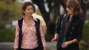 Lioness Palermo Jacket worn by Liz (Kat Stewart) in Five Bedrooms (Season01 Episode06)