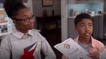 Scotch & Soda Boxy Sweat Shirt worn by Diane Johnson (Marsai Martin) in black-ish (Season04 Episode01)