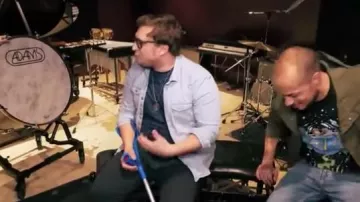 The denim shirt light blue worn by McFly in the YouTube video SHIT PARTICLES (REMIX) to McFly & Carlito