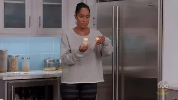 K Deer Jody Stripe Long Legging usado por Rainbow Johnson (Tracee Ellis Ross) en negro (Temporada04 Episodio02)