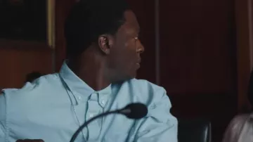 Light Blue Shirt worn by Brian Banks (Aldis Hodge) as seen in Brian Banks