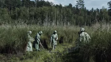Capa resistente a los productos químicos como se ve en Chernobyl Temporada 01 Episodio 04