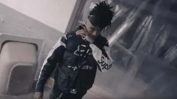 Supreme x Fox Moto Jersey worn by Scarlxrd in his HEAD GXNE. music video