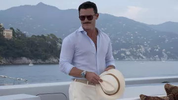 Breitling Superocean Heritage II Watch worn by Charles Cavendish (Luke Evans) in Murder Mystery