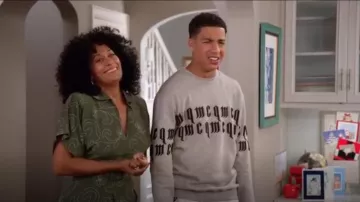 McQ Alexander McQueen Clean Crewneck Sudadera usada por Andre Johnson, Jr. (Marcus Scribner) en negro (Temporada 04 Episodio 08)