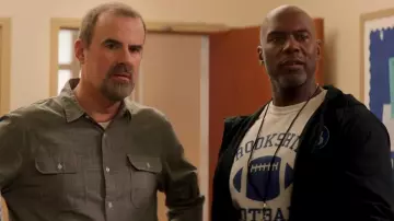 Grey Shirt worn by John Harrison (Alex Kendrick) as seen in Overcomer