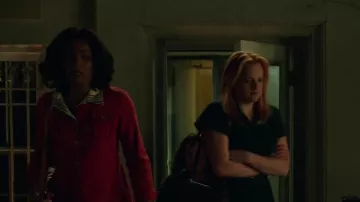 Red Long Jacket worn by Ruby O'Carroll (Tiffany Haddish) in The Kitchen