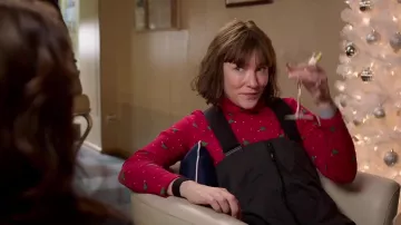 Monos de snowpants negros usados por Bernadette Fox (Cate Blanchett) en Where'd You Go, Bernadette