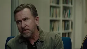 Brown Casual Jacket worn by Peter Edgar (Tim Roth) as seen in Luce