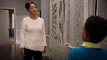 La théorie Hudina R Frange Chandail porté par arc-en-ciel Johnson (Tracee Ellis Ross), en black-ish (S04E14)