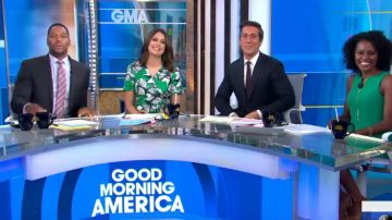 Alexis Deanna Vestido usado por Cecilia Vega en Good Morning America junio 21,2019