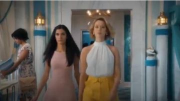 Tularosa Olena Skort in Pineapple worn by Petra Solano (Yael Grobglas) in Jane the Virgin (S05E12)