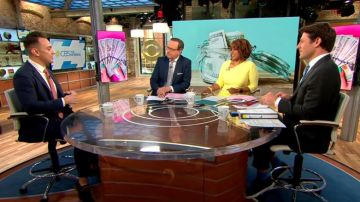 St. John Collection Hannah Knit Asymmetric Dress worn by Gayle King on CBS This Morning June 24,2019