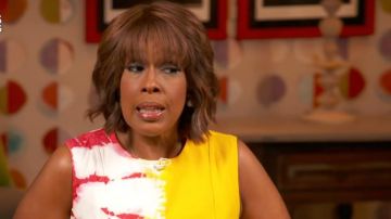 Calvin Klein 205W39NYC Sand Dollar Print Cotton Midi Dress worn by Gayle King on CBS This Morning June 26,2016