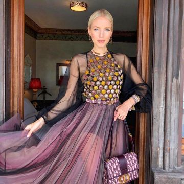 Le sac à main Dior de Leonie Hanne sur son compte Instagram @leoniehanne