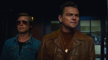 Vintage leather jacket worn by Rick Dalton (Leonardo DiCaprio) in Once Upon a Time in Hollywood