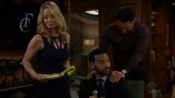 Diane von Furstenberg Amy Découpe de la Robe portée par Donna Logan (Jennifer Gareis) comme on le voit sur Le Gras et le Beau juin 26,2019