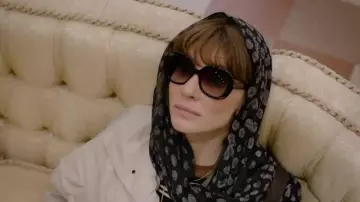 Flower Print Shawl Scarf worn by Bernadette Fox (Cate Blanchett) in Where'd You Go, Bernadette