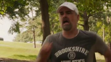 White Baseball Cap worn by John Harrison (Alex Kendrick) in Overcomer