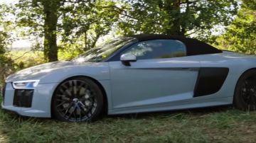 The convertible Audi R8 Coupe V10 Quattro in Charlie's Angels