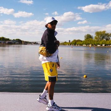 Mercedes white cap worn by Lewis Hamilton on his Instagram account @lewishamilton