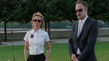 Marni Resin Brooch worn by Dr. Joan Watson (Lucy Liu) in Elementary (S07E06)