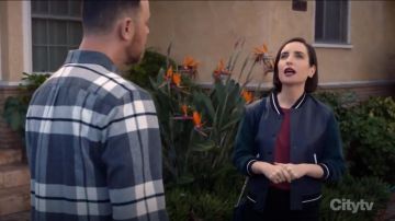 Rag And Bone Shop The Alix Jacket worn by Jen (Zoe Lister-Jones) in Life in Pieces (S04E13)