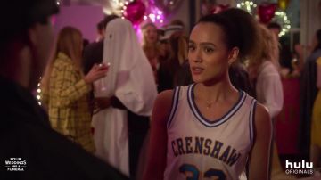 Crenshaw Basketball Jersey worn by Maya (Nathalie Emmanuel) in Four Weddings and a Funeral (Season 01)
