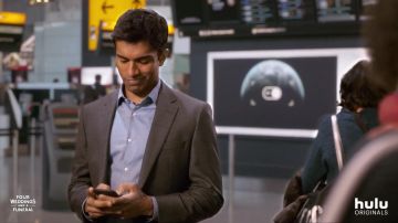 Blue shirt worn by Kash (Nikesh Patel) in Four Weddings and a Funeral (Season 01)