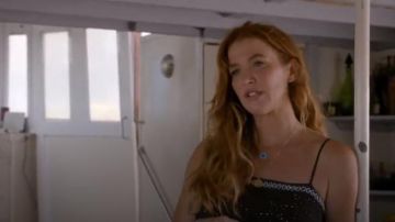 Jennifer Meyer Bijoux en Lapis lazuli et Turquoise Mauvais Œil Collier porté par Chat Chambres (Poppy Montgomery) dans Reef Break (S01E01)