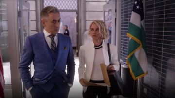 Rag & Bone Priya Crewneck Knit Tank Top worn by Det. Lizzie Needham (Bojana Novakovic) in Instinct (S02E01)