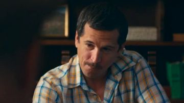 La camisa a cuadros amarillo y azul de Pierre Jargeau (Guillaume Canet) en Au nom de la terre