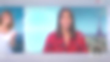 The red shirt print adorned with shiny thread of Sophie Le Saint in Télématin the 03.07.2019