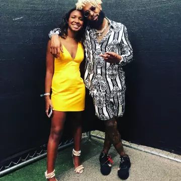 Les sneakers Nike Air Presto Off White de Odell Beckham Jr. sur son compte Instagram @obj
