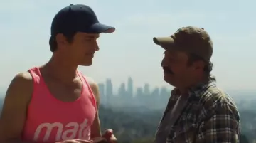 Navy Baseball Cap worn by Sean (Matt Bomer) in Papi Chulo