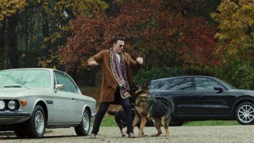 Long Brown Coat worn by Ransom Robinson (Chris Evans) in Knives Out