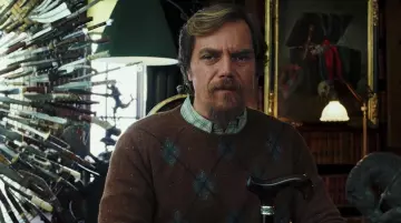 Le pull jacquard de Walt Robinson (Michael Shannon) dans À couteaux tirés